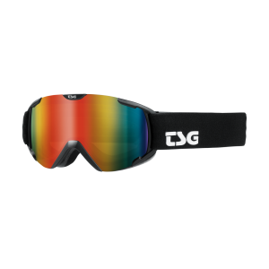 TSG Goggle Expect Mini 2.0 Solid Black/Rainbow Chrome