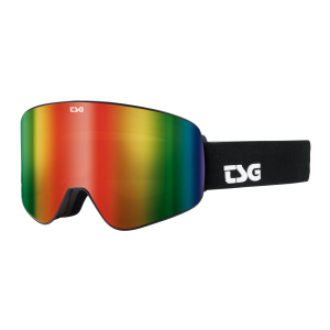 TSG Goggle Four Solid Black Rainbow Chrome