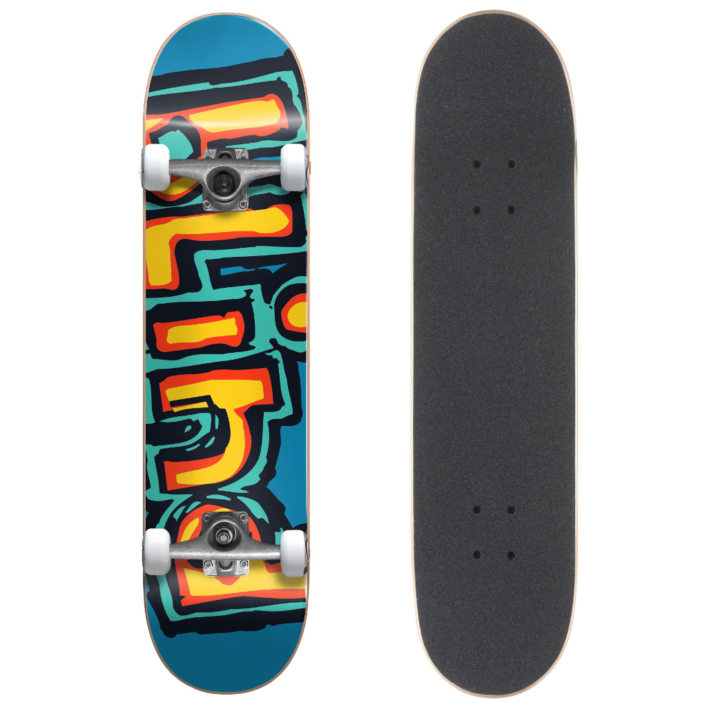 Blind Matte OG Logo Bright Red/Teal 7.75 COMPLETE – Image 2