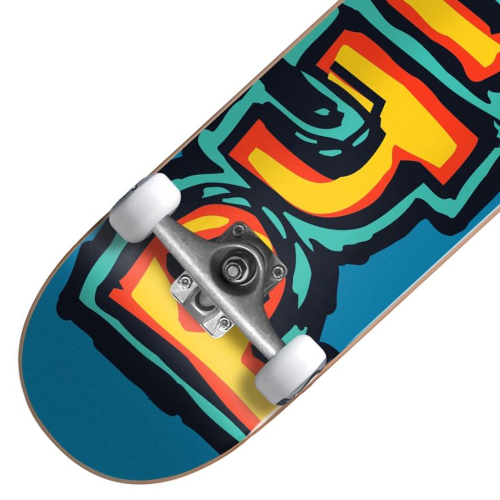 Blind Matte OG Logo Bright Red/Teal 7.75 COMPLETE – Image 4