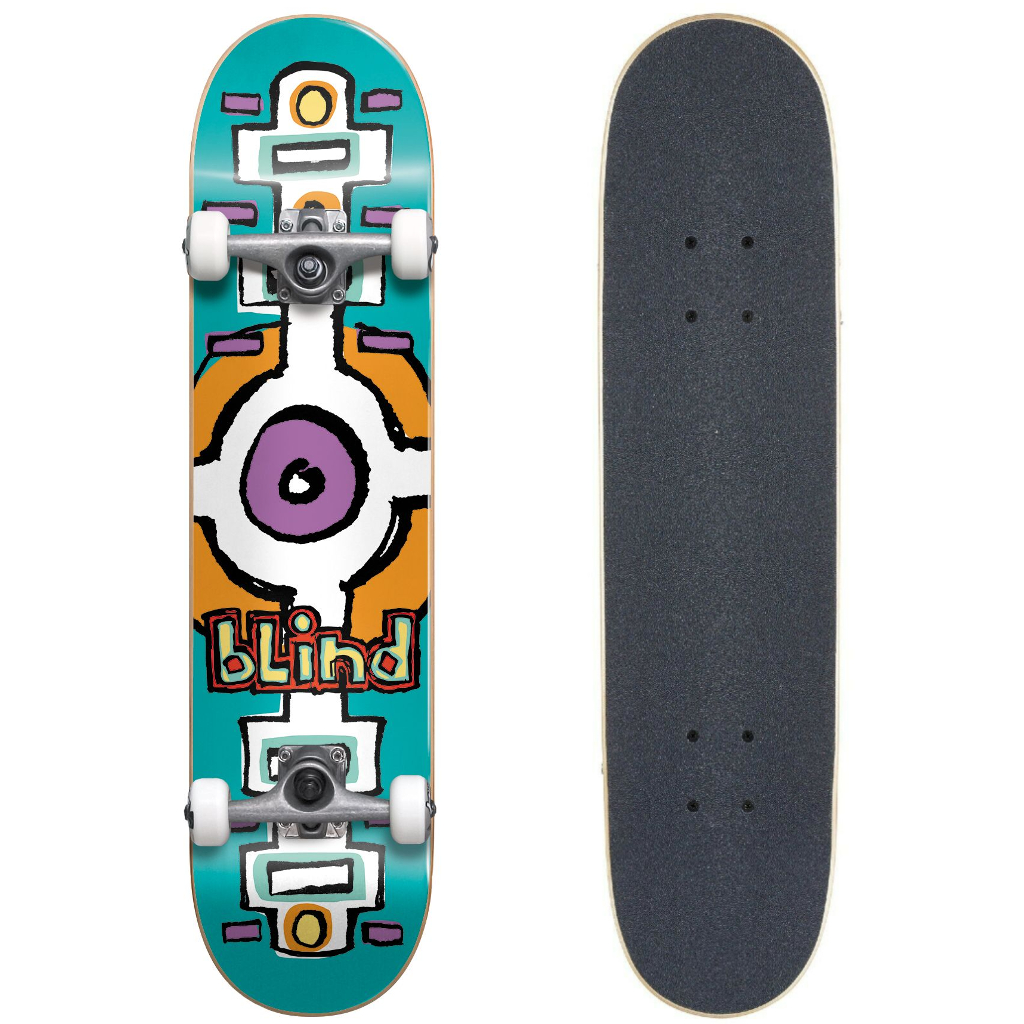 Blind Round Space Youth Soft Wheels 6.75 COMPLETE – Image 2