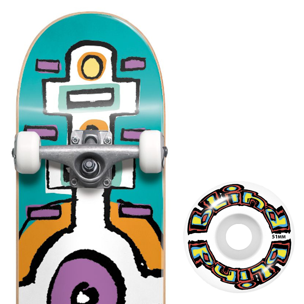 Blind Round Space Youth Soft Wheels 6.75 COMPLETE – Image 4