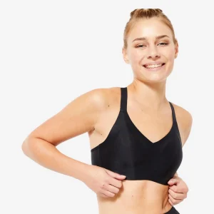 Brassière invisible avec coques maintien fort Femme - Noir