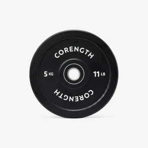 Disque bumper d'haltérophilie 5 kg, diamètre intérieur 50 mm