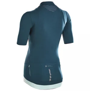 Maillot de vélo de route manches courtes été femme - Endurance emeraude